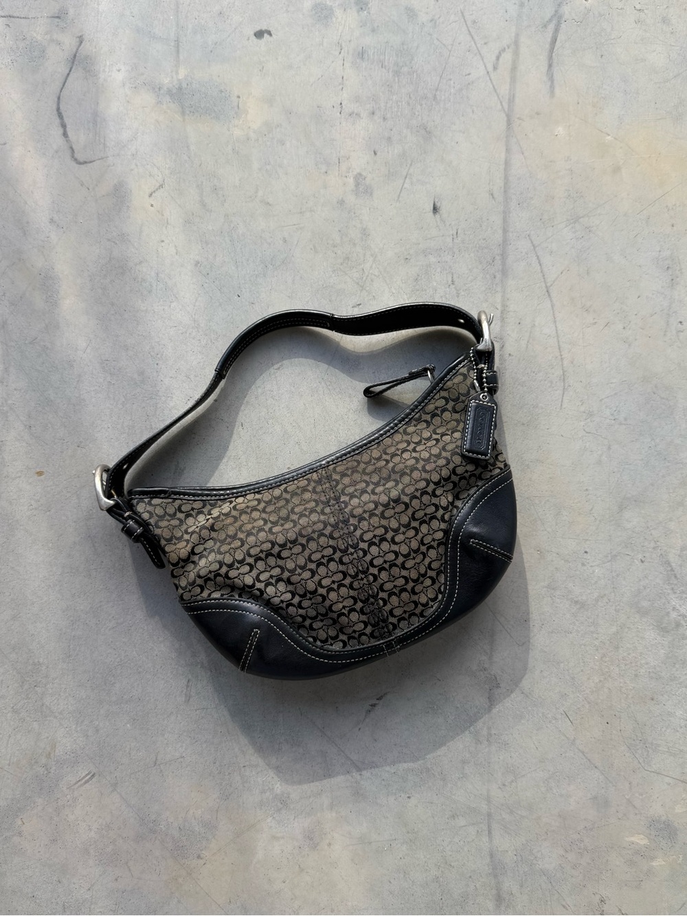 y2k coach monogram mini bag
